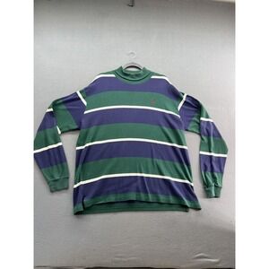 Vintage Polo Ralph Lauren Sweater Mens XL Stripe Turtleneck Pullover USA 90s